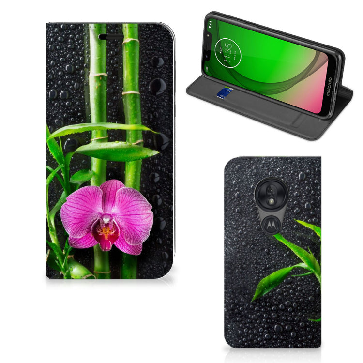 Motorola Moto G7 Play Smart Cover Orchidee