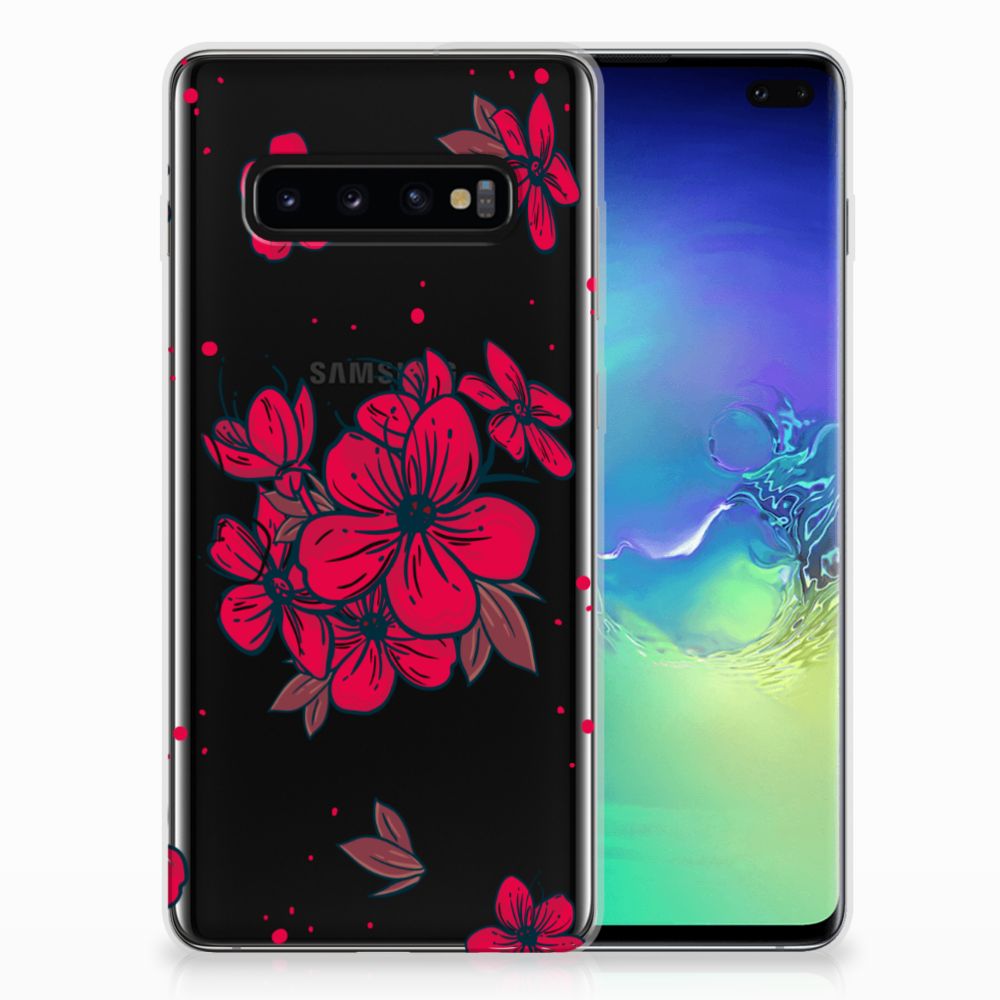 Samsung Galaxy S10 Plus TPU Case Blossom Red