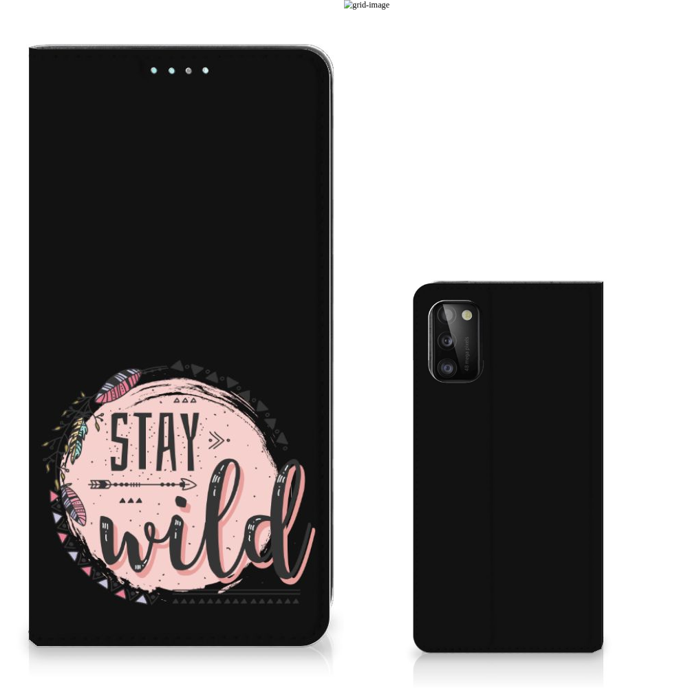 Samsung Galaxy A41 Magnet Case Boho Stay Wild - B2C Telecom