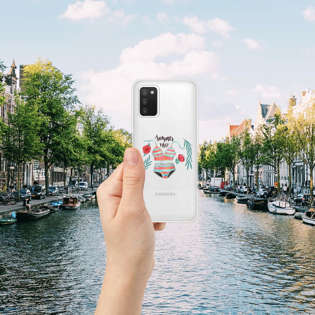 Samsung Galaxy A03S Telefoonhoesje met Naam Boho Summer B2C Telecom