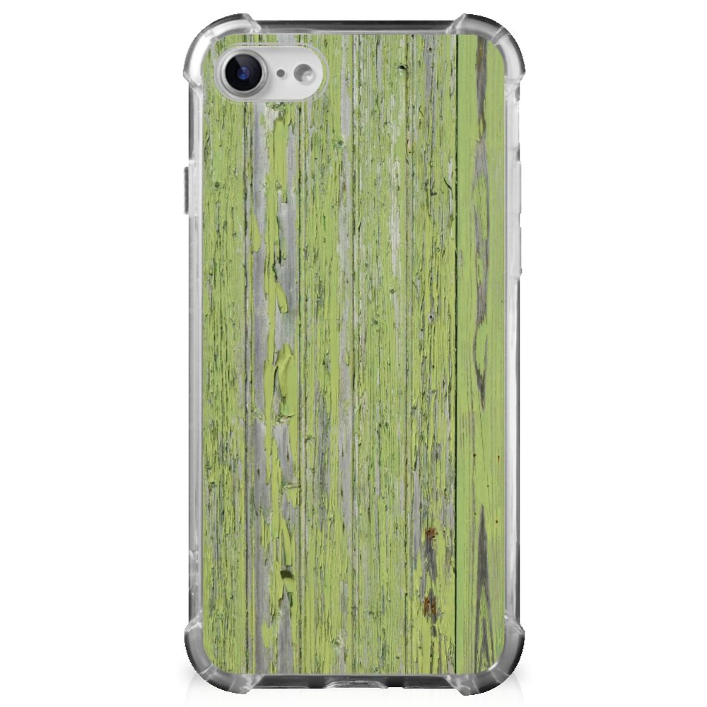 iPhone SE 2022/2020 | iPhone 8/7 Stevig Telefoonhoesje Green Wood