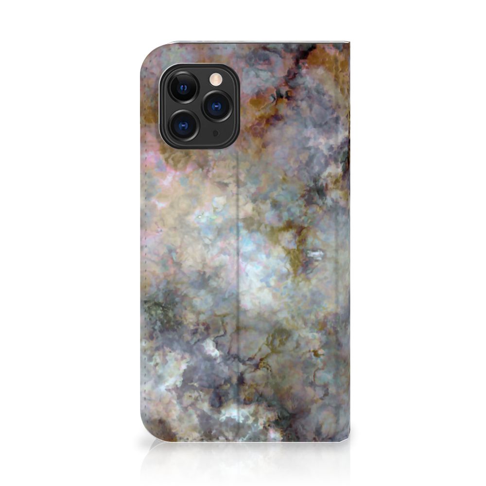 Apple iPhone 11 Pro Standcase Marmer Grijs