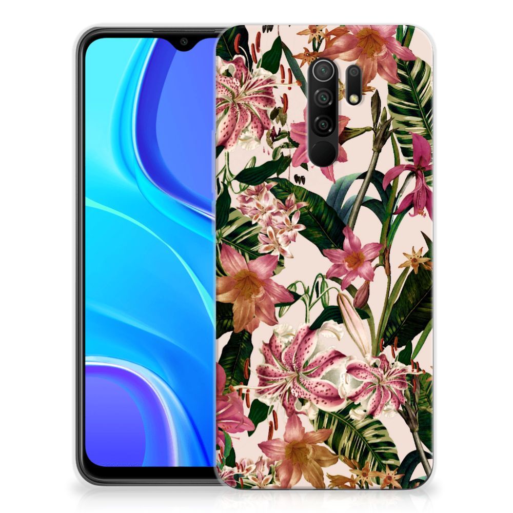 Xiaomi Redmi 9 TPU Case Flowers B2C Telecom