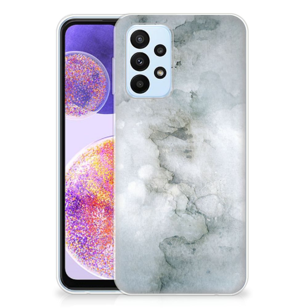 Hoesje maken Samsung Galaxy A23 Painting Grey B2C Telecom