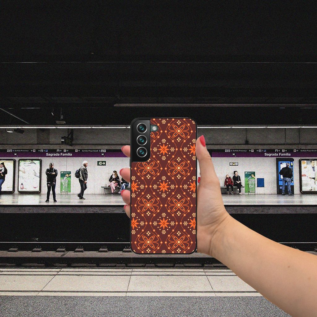 Samsung Galaxy S22 Plus Back Case Batik Brown B2C Telecom