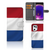OPPO Find X5 Pro Bookstyle Case Nederlandse Vlag met pasjes en stijlvolle Nederlandse vlag design.