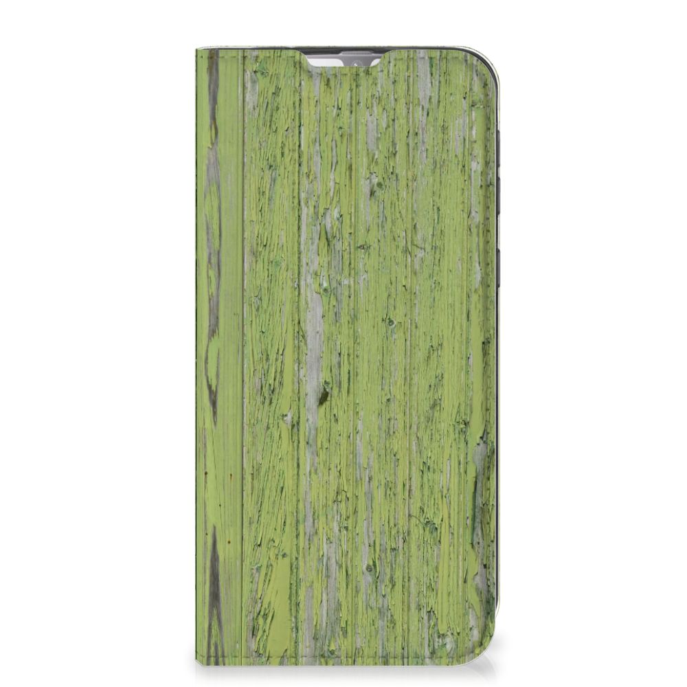 Samsung Galaxy M31 Book Wallet Case Green Wood - B2C Telecom