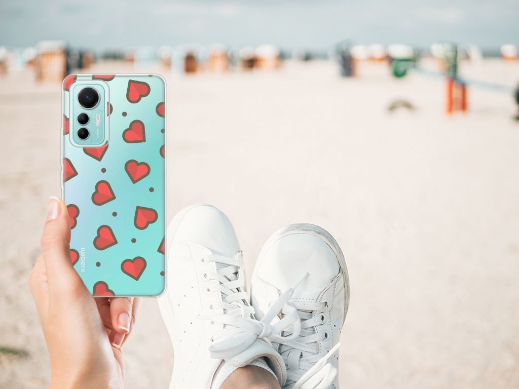 Xiaomi 12 Lite TPU bumper Hearts B2C Telecom
