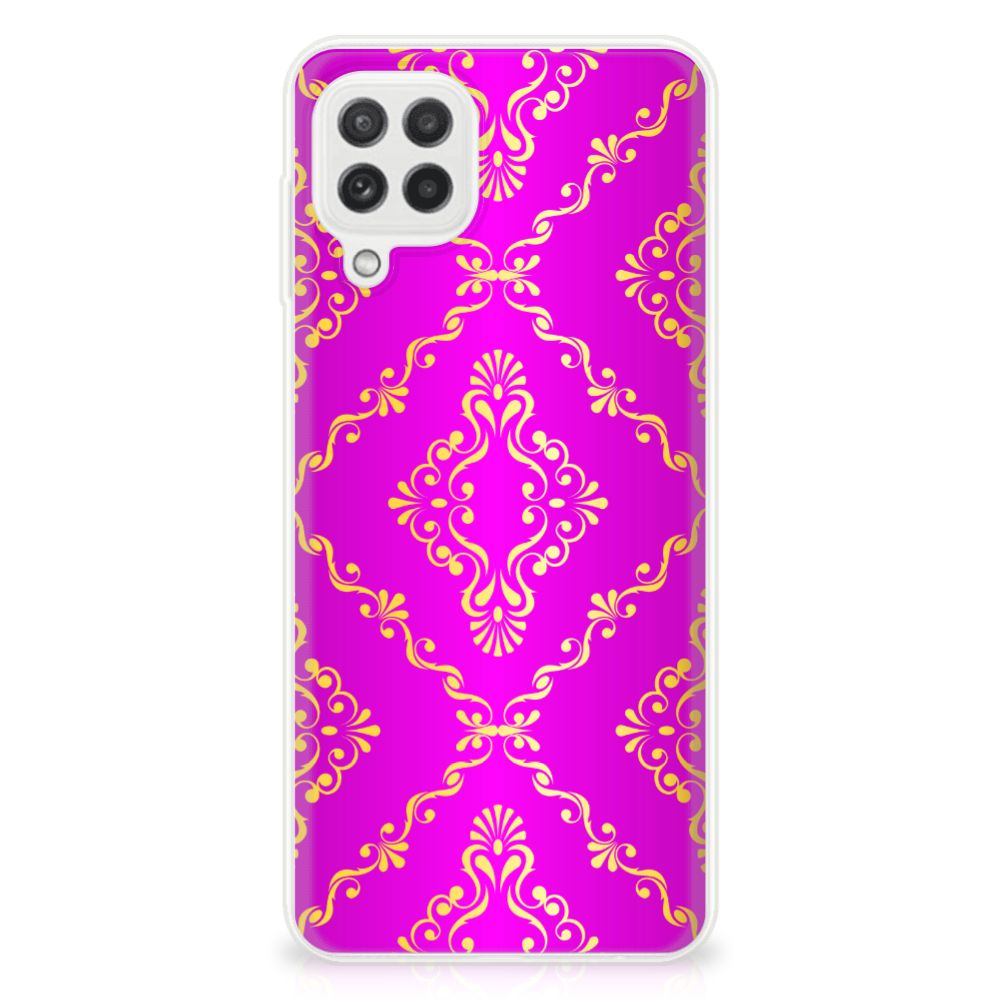 Siliconen Hoesje Samsung Galaxy A22 4G | M22 Barok Roze B2C Telecom