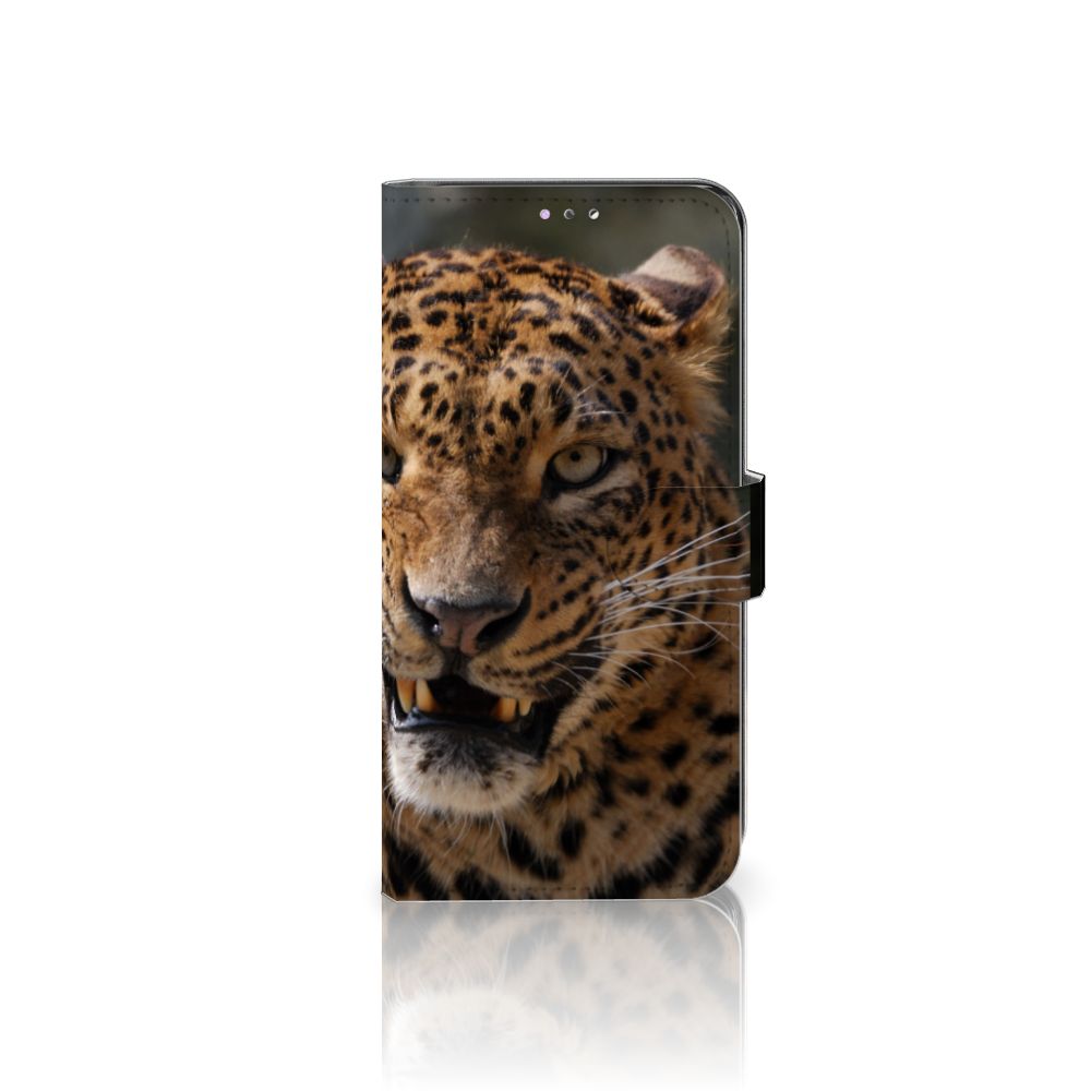 Samsung Galaxy A32 4G Telefoonhoesje met Pasjes Luipaard