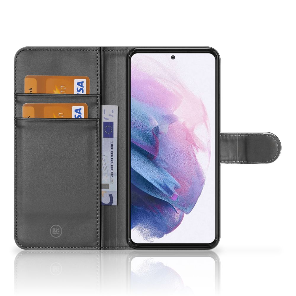 Samsung Galaxy S21 Plus Wallet Case met Pasjes Sports met ruimte voor pasjes en papiergeld