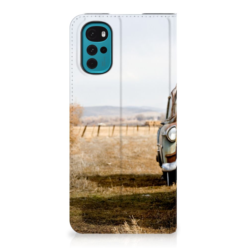 Motorola Moto G22 Stand Case Vintage Auto - B2C Telecom