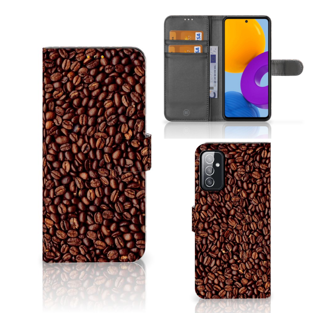 Samsung Galaxy M52 Book Cover Koffiebonen
