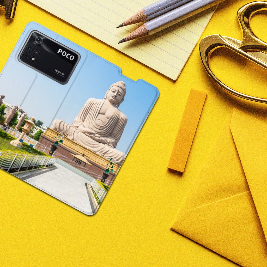 Poco X4 Pro 5G Book Cover Boeddha - B2C Telecom