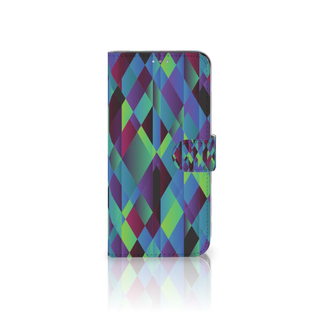 Samsung Galaxy A31 Book Case Abstract Green Blue