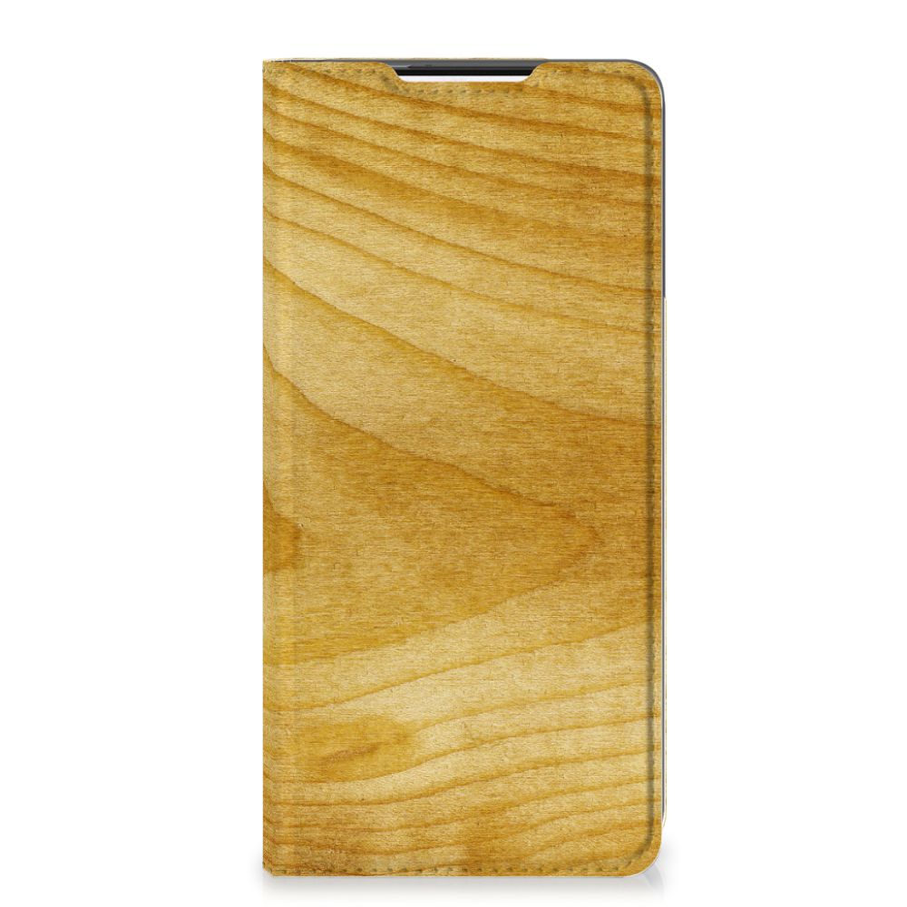 Samsung Galaxy S21 Plus Book Wallet Case Licht Hout - B2C Telecom