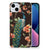 iPhone 15 Plus TPU Hoesje Pauw met Bloemen, prachtig design met een pauw en bloemen 🌸.