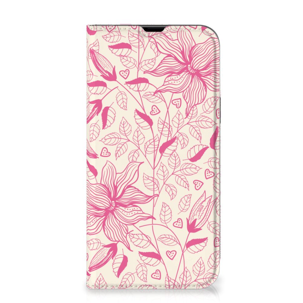 iPhone 13 Pro Max Smart Cover Pink Flowers - B2C Telecom
