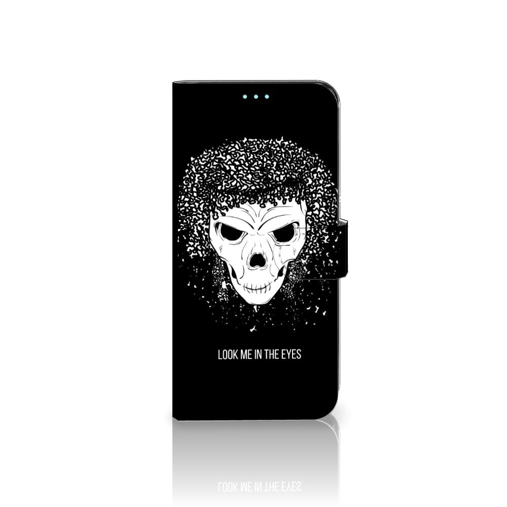 Telefoonhoesje met Naam OPPO A76 | A96 Skull Hair