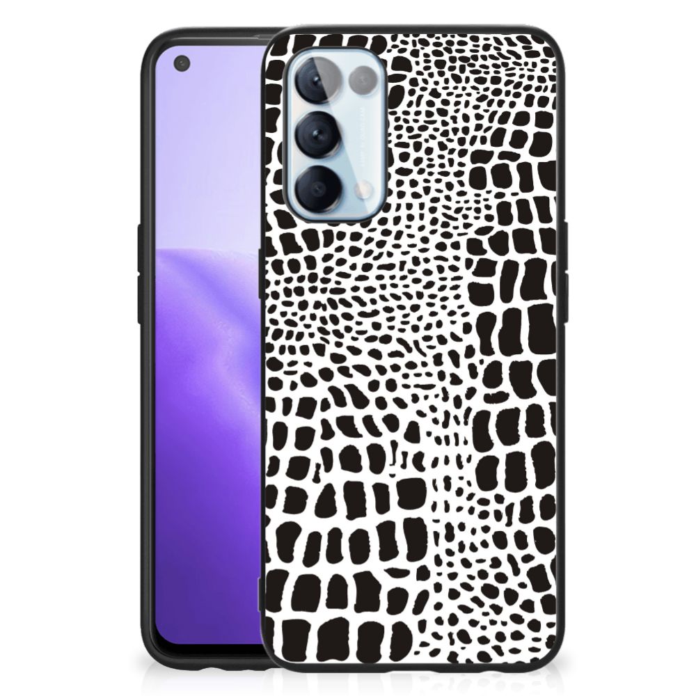 OPPO Reno5 5G | Find X3 Lite Dierenprint Telefoonhoesje Slangenprint