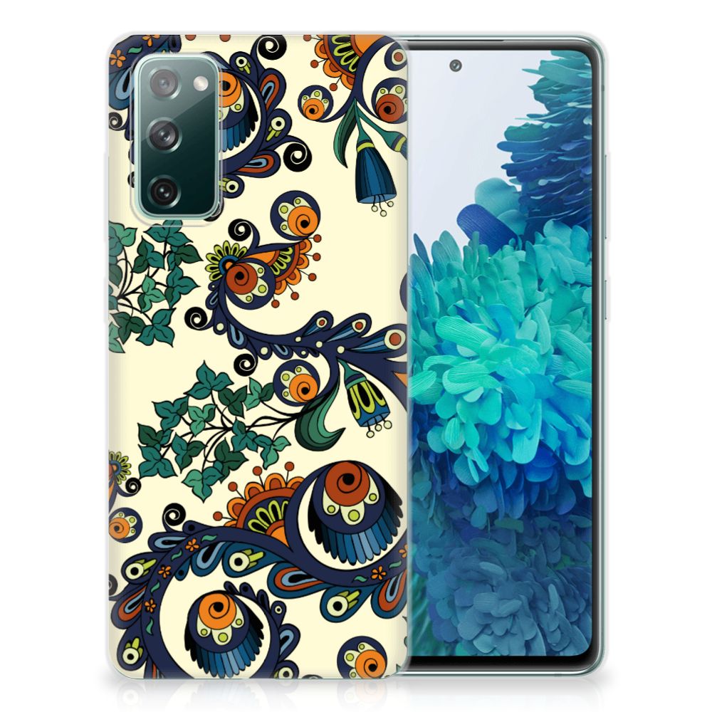 Siliconen Hoesje Samsung Galaxy S20 FE Barok Flower B2C Telecom