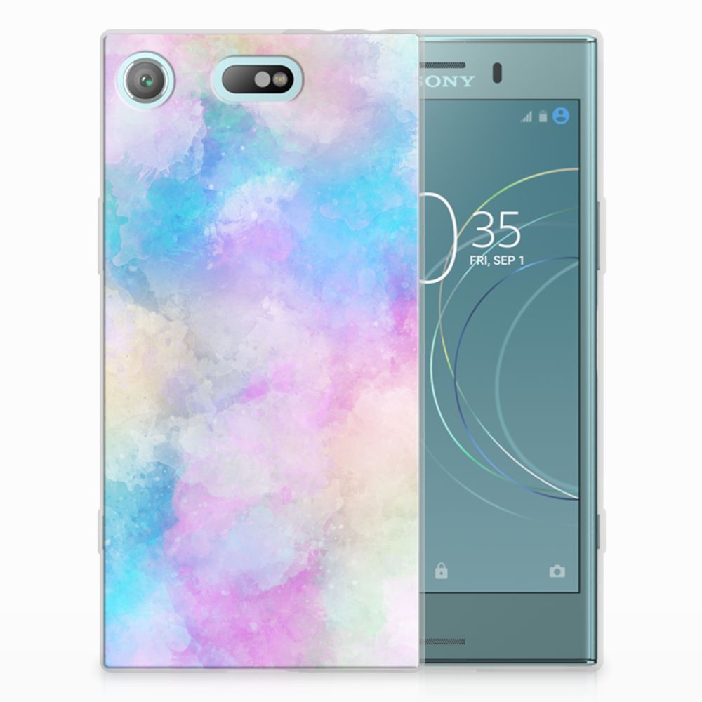 Hoesje maken Sony Xperia XZ1 Compact Watercolor Light