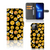 iPhone 13 Pro Max Telefoon Hoesje Emoji met kleurrijke emoji's op een zwarte achtergrond