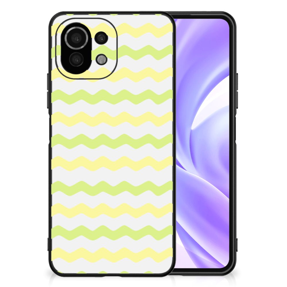 Xiaomi 11 Lite 5G NE | Mi 11 Lite Back Case Waves Yellow