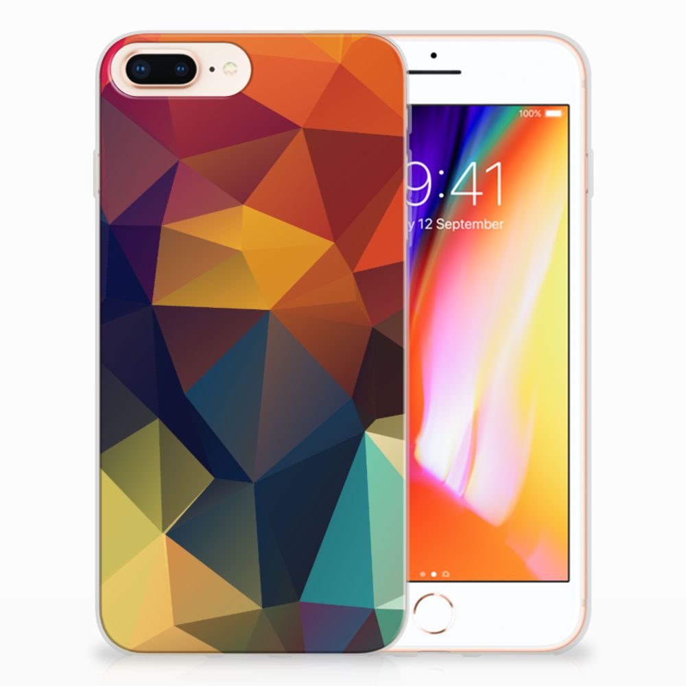 Apple iPhone 7 Plus | 8 Plus TPU Hoesje Polygon Color