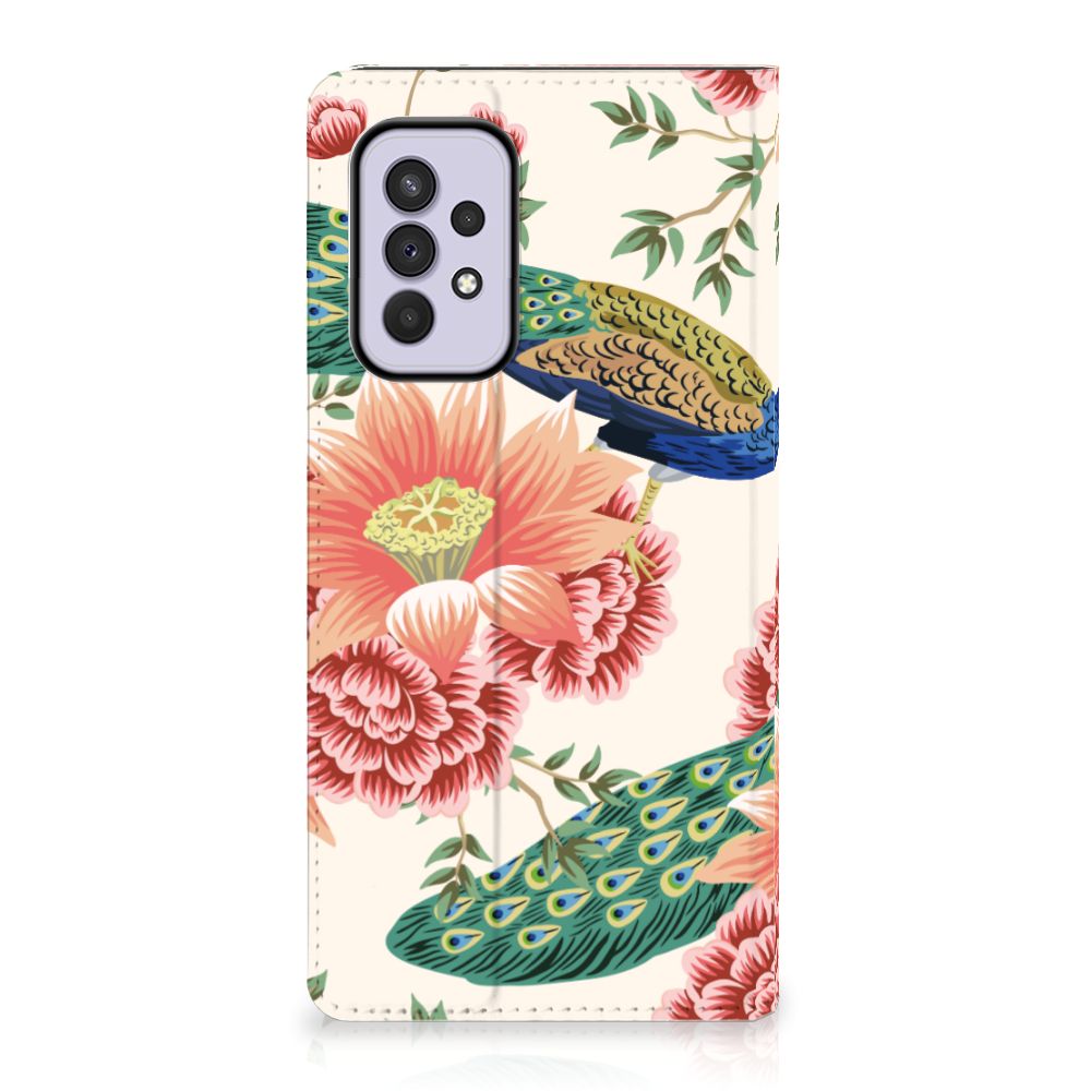 Hoesje maken voor Samsung Galaxy A33 5G Pink Peacock - B2C Telecom