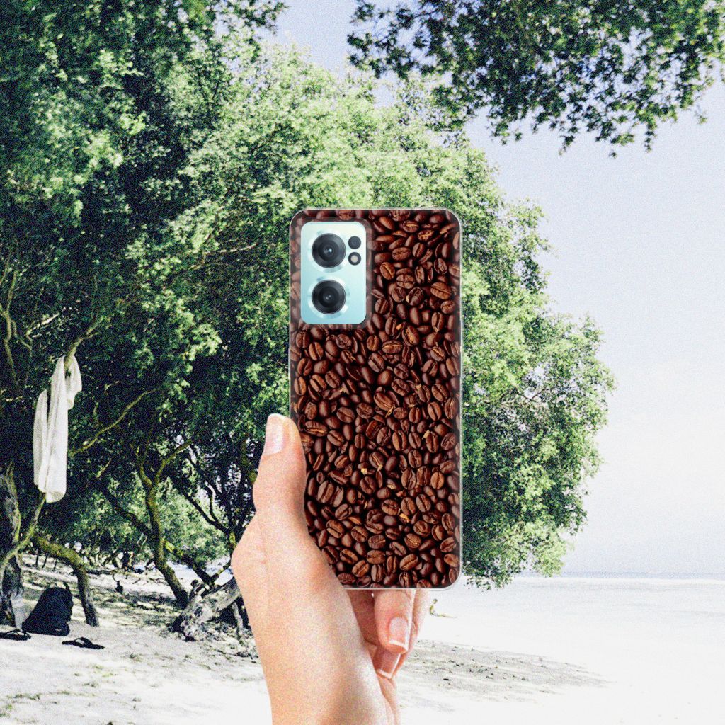 OnePlus Nord CE 2 5G Siliconen Case Koffiebonen B2C Telecom