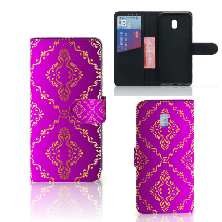 Wallet Case Xiaomi Redmi 8A Barok Roze