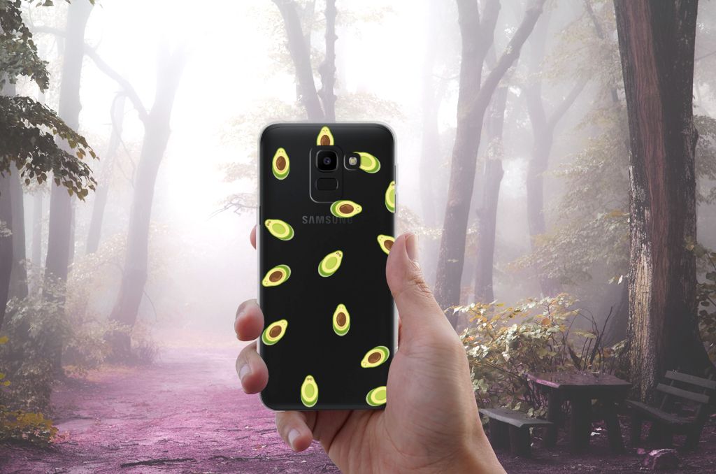 Samsung Galaxy J6 2018 Siliconen Case Avocado