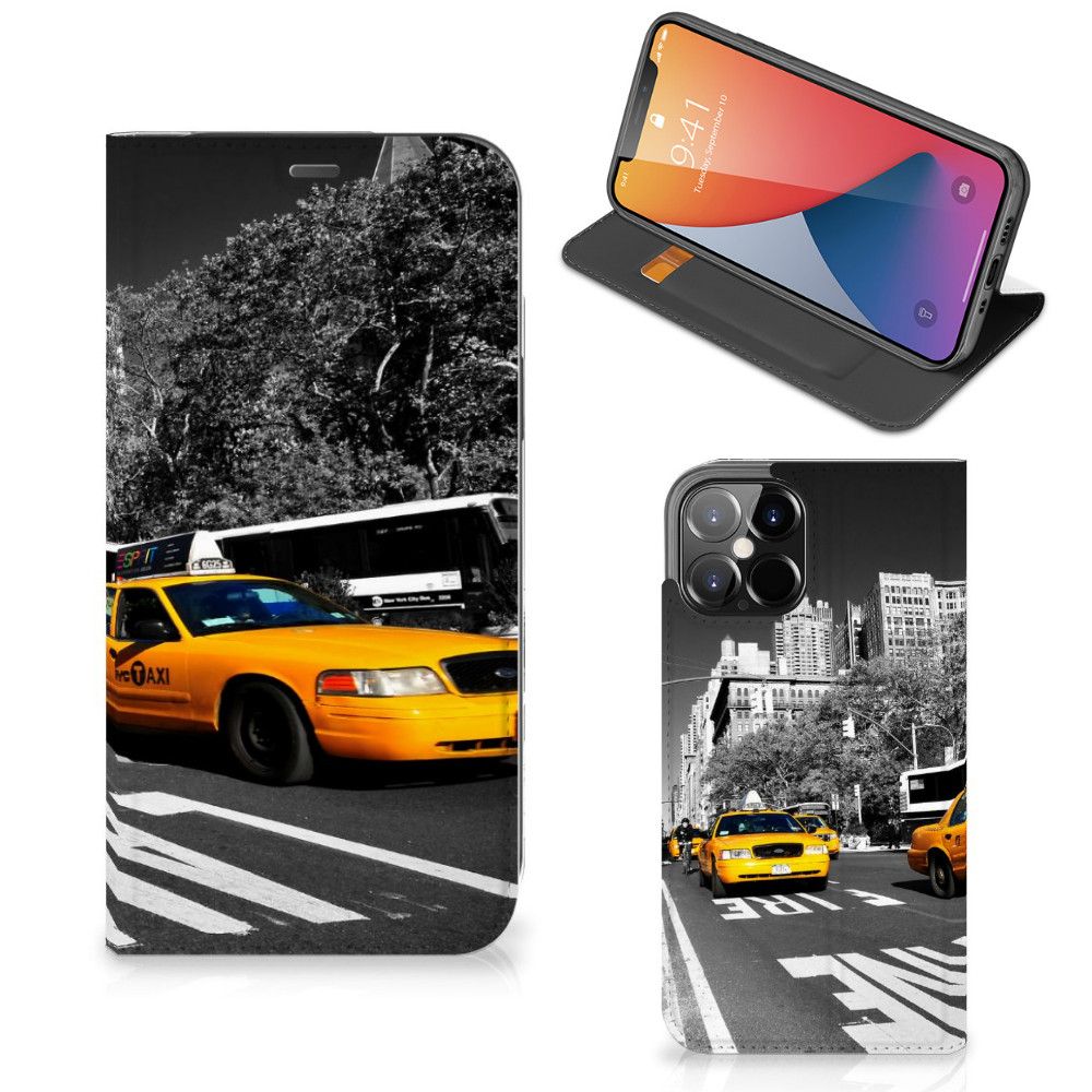 iPhone 12 Pro Max Book Cover New York Taxi - B2C Telecom