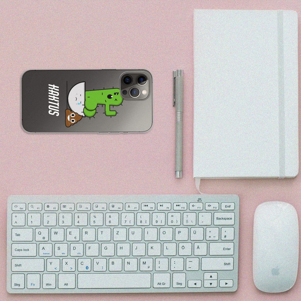 iPhone 12 Pro Max Telefoonhoesje met Naam Cactus Poo B2C Telecom