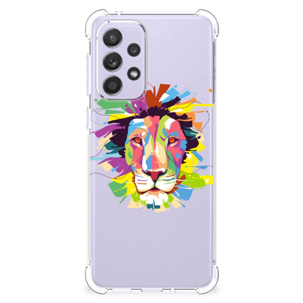 Samsung Galaxy A33 Stevig Bumper Hoesje Lion Color B2C Telecom