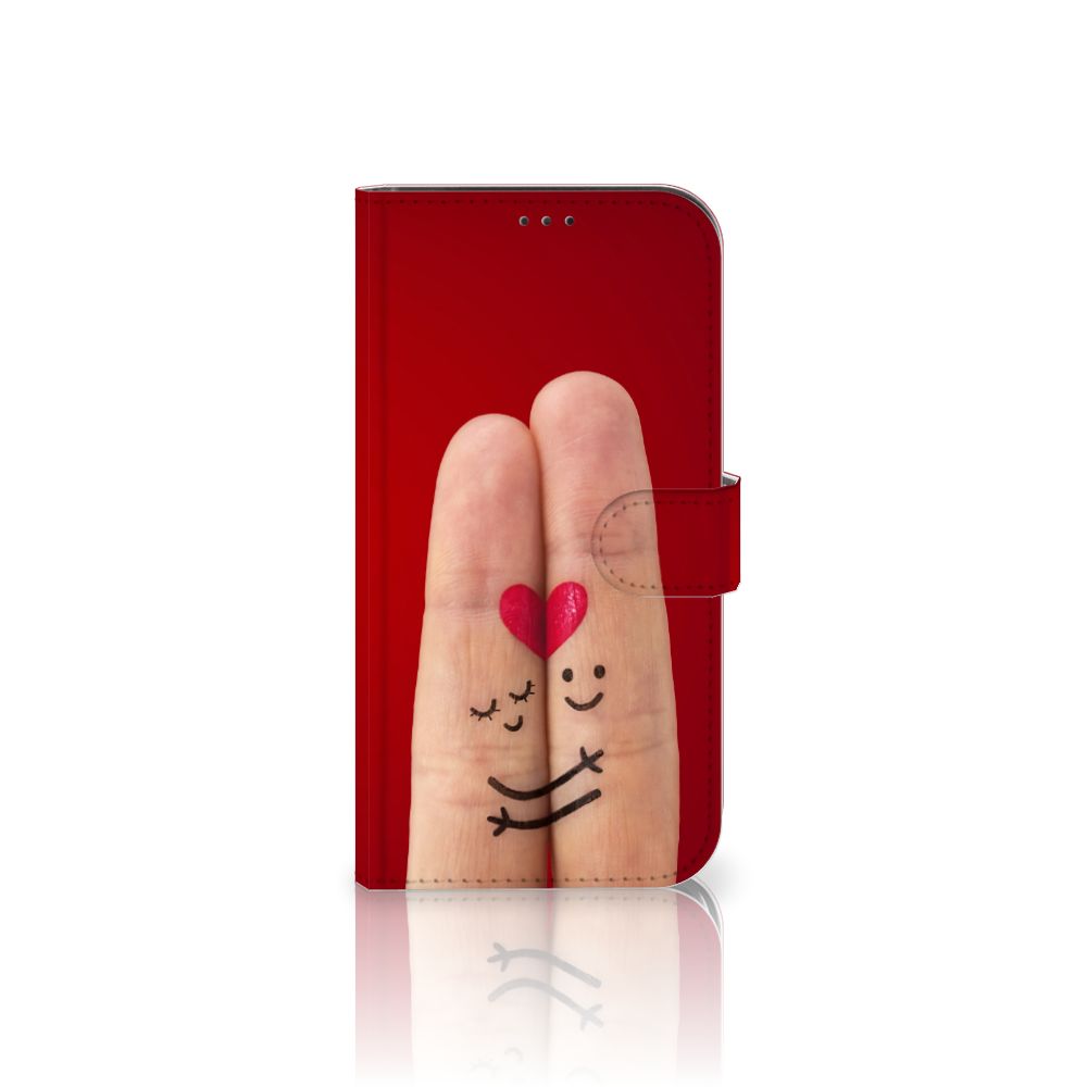 Apple iPhone 12 Pro Max Wallet Case met Pasjes Liefde - Origineel Romantisch Cadeau