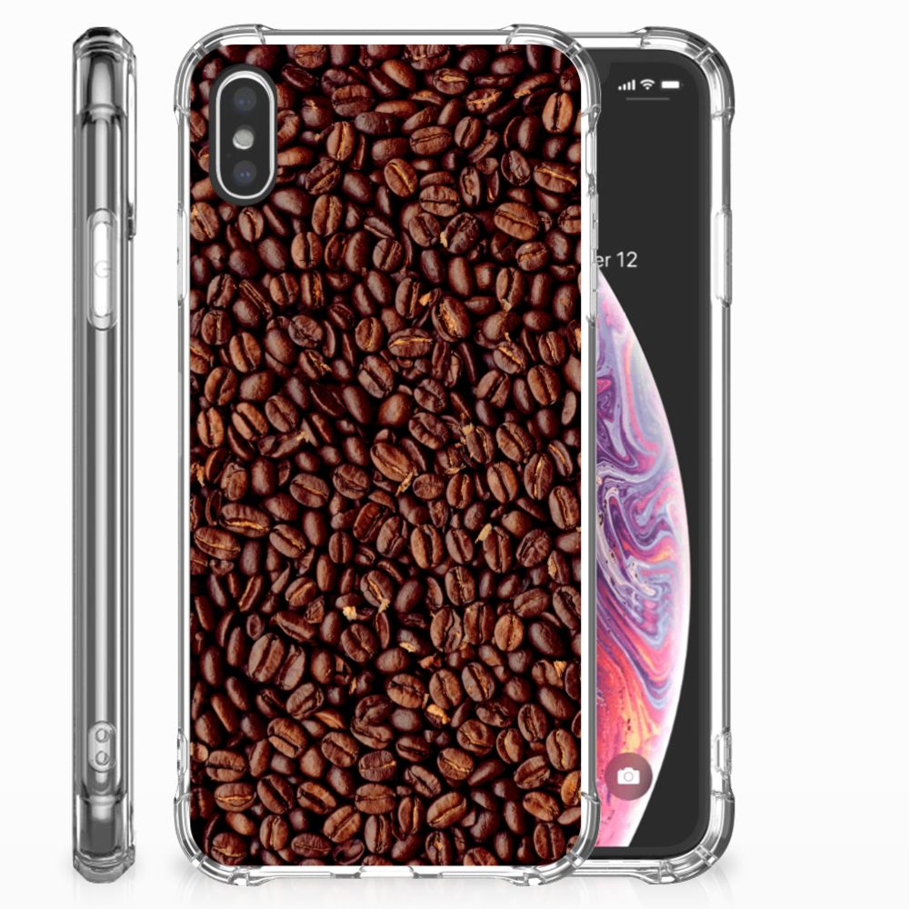 Apple iPhone Xs Max Beschermhoes Koffiebonen