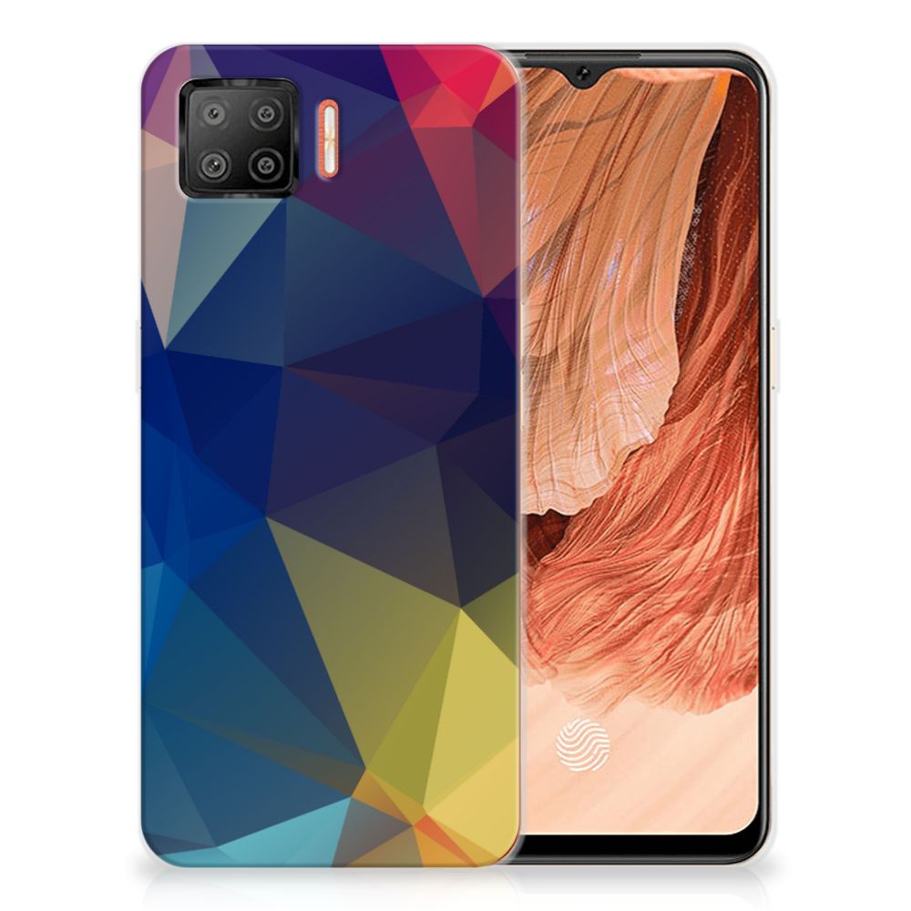 OPPO A73 4G TPU Hoesje Polygon Dark B2C Telecom