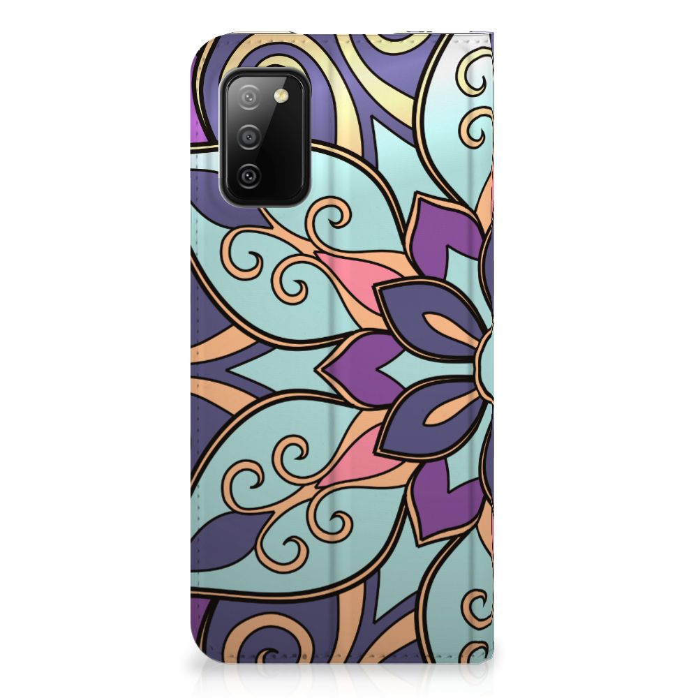 Samsung Galaxy M02s | A02s Smart Cover Purple Flower - B2C Telecom