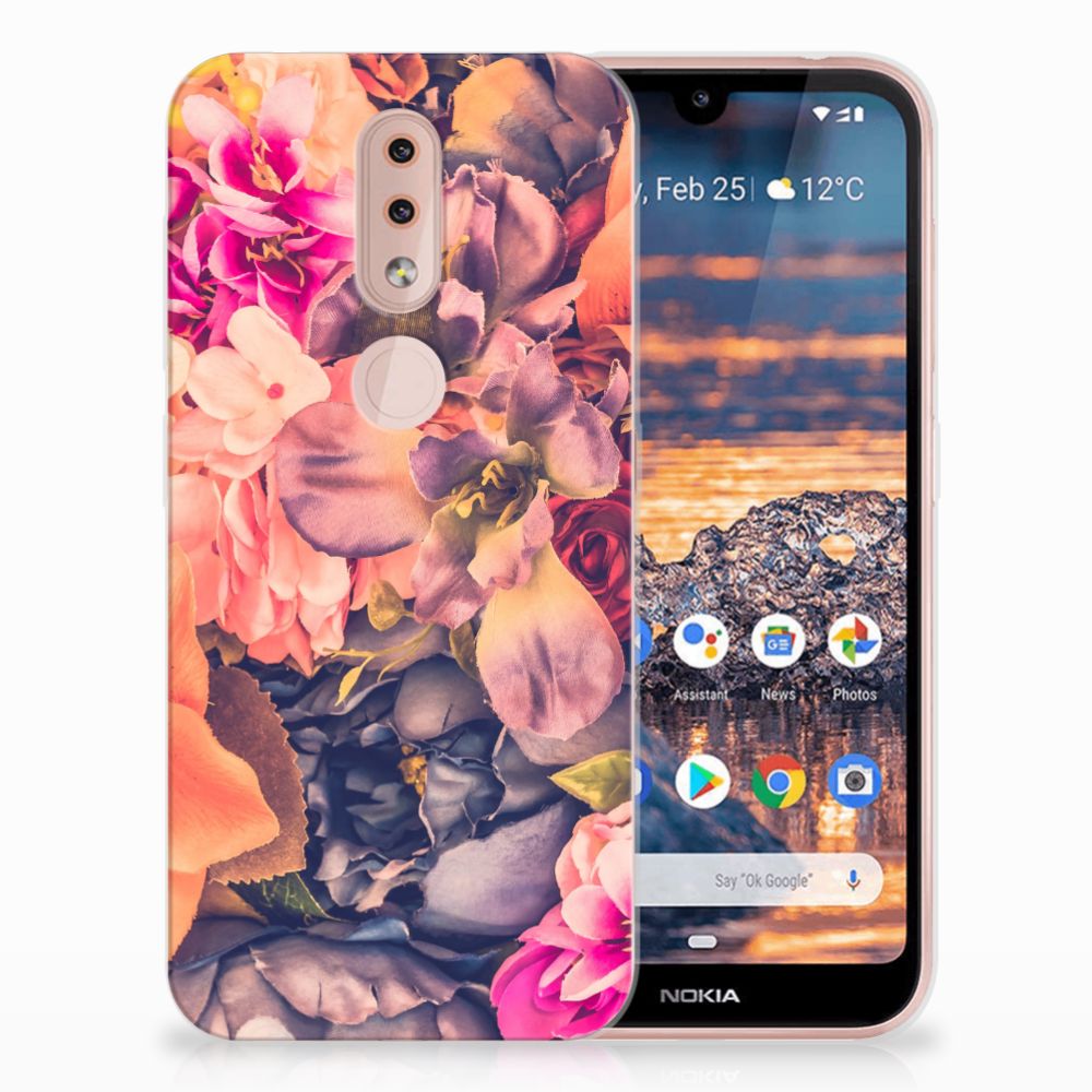 Nokia 4.2 TPU Case Bosje Bloemen