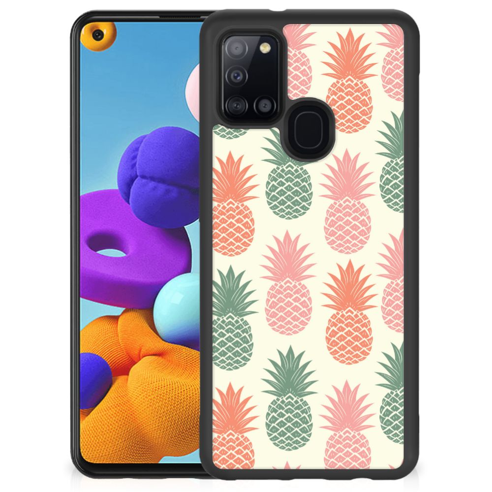 Samsung Galaxy A21s Silicone Case Ananas