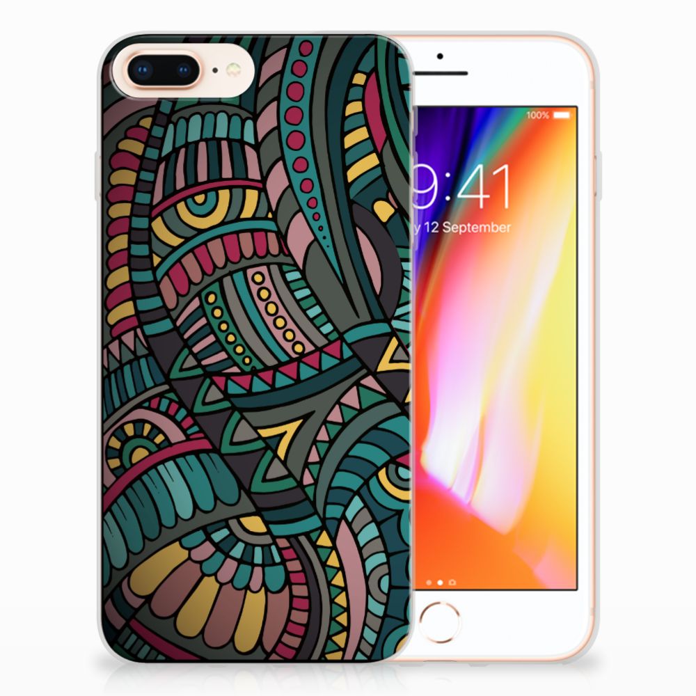 Apple iPhone 7 Plus | 8 Plus TPU bumper Aztec