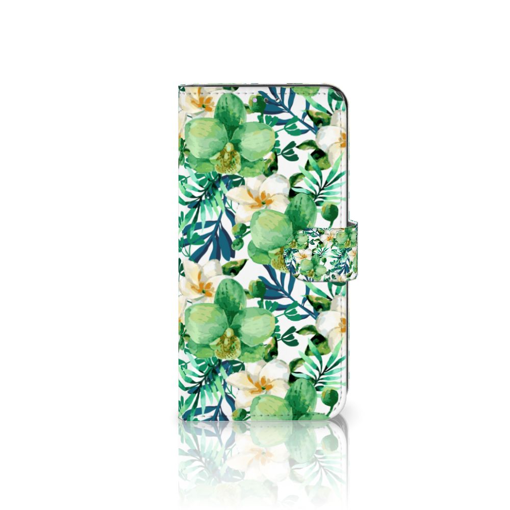 Samsung Galaxy A32 4G Hoesje Orchidee Groen