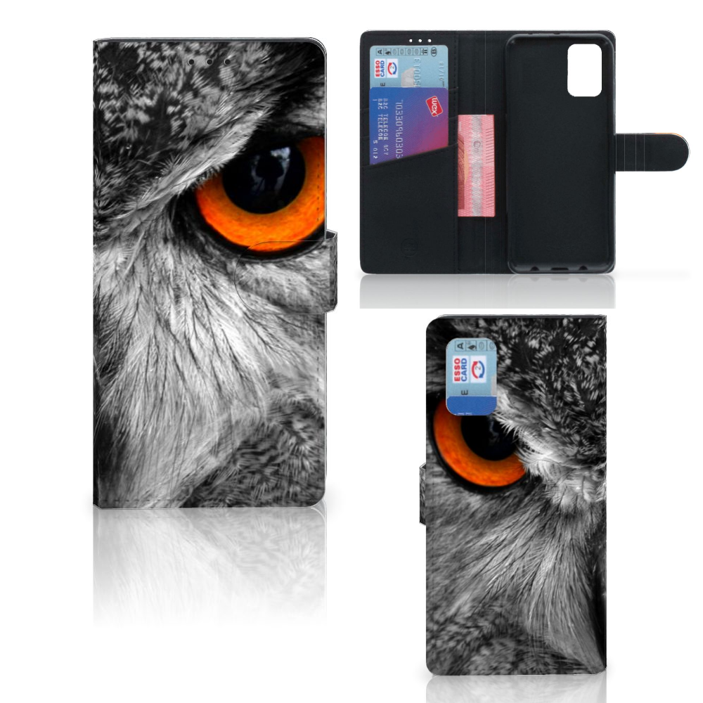 Samsung Galaxy A02s | M02s Telefoonhoesje met Pasjes Uil
