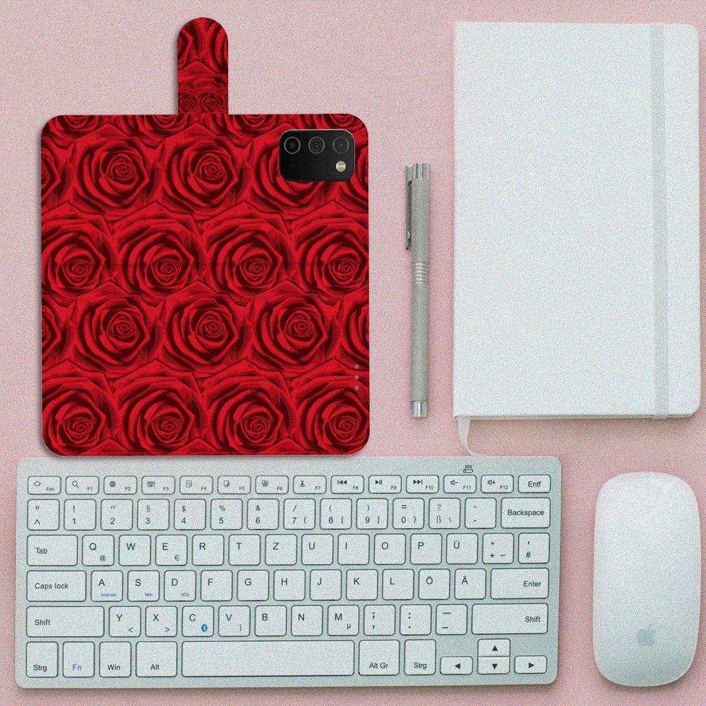 Samsung Galaxy A03s Hoesje Red Roses