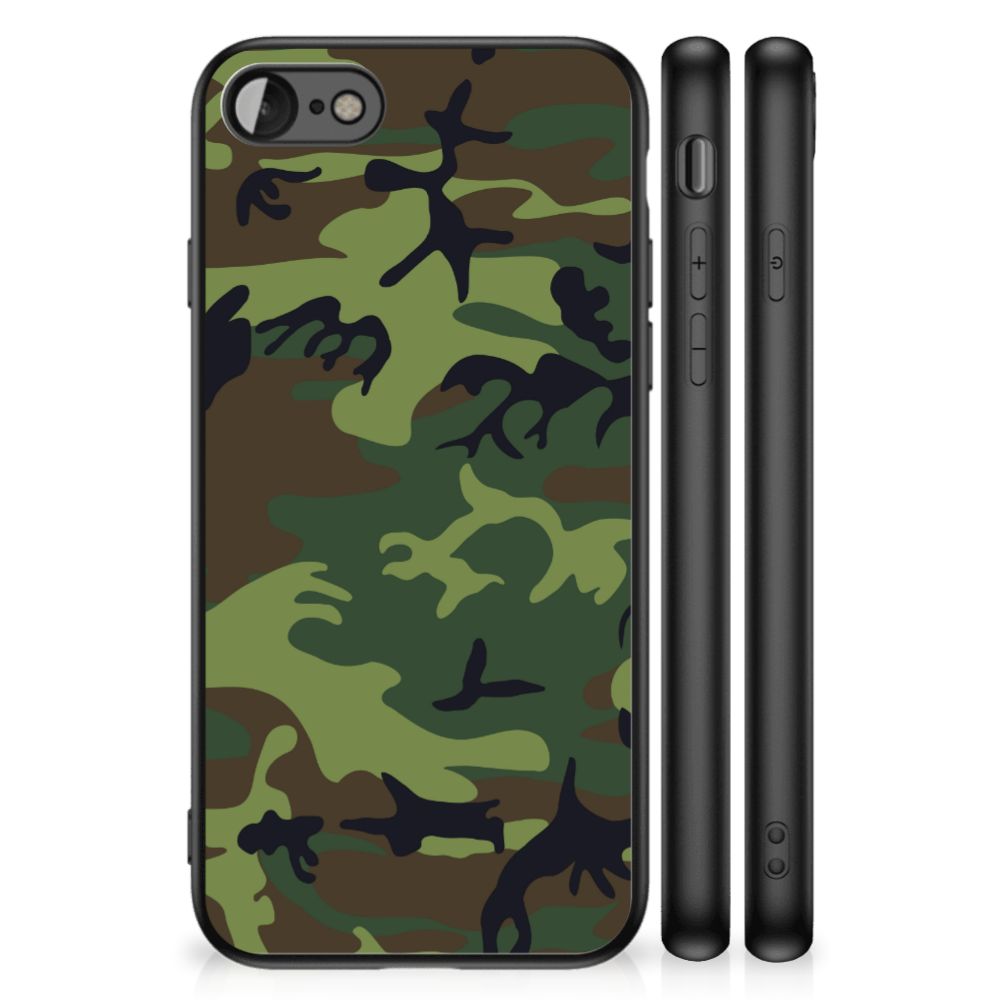iPhone SE 2022 | SE 2020 | 7/8 Back Case Army Dark in camo design, featured on Apple iPhone 7 and 8.