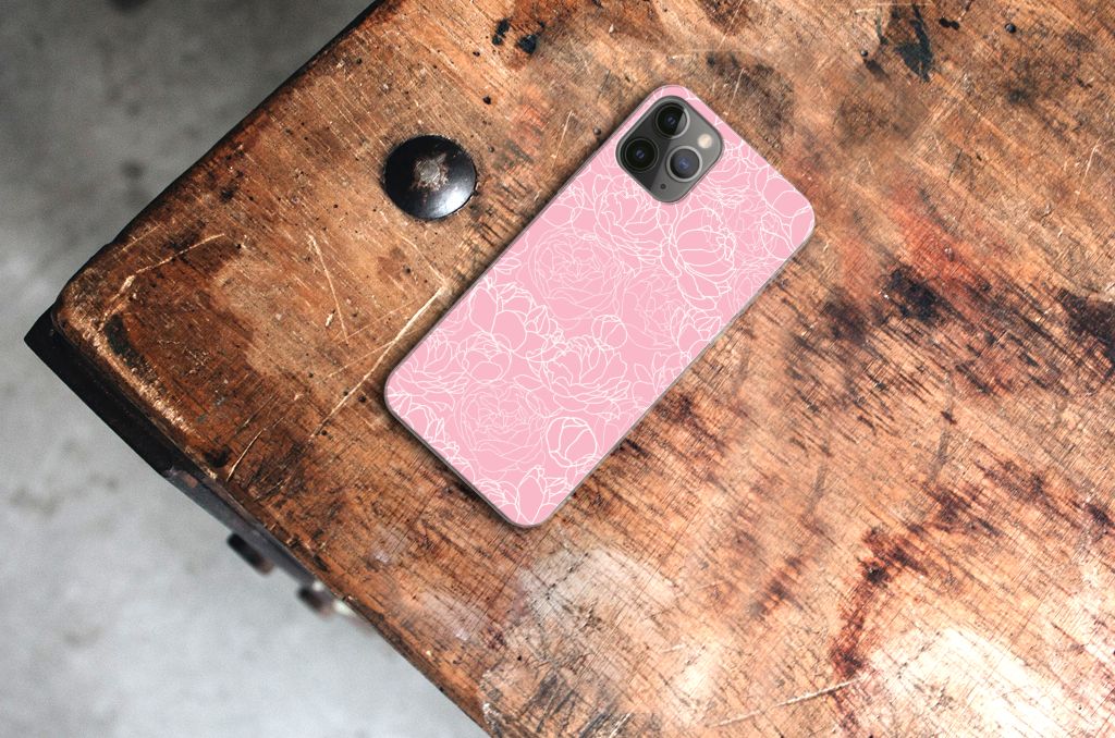 Apple iPhone 11 Pro TPU Case White Flowers