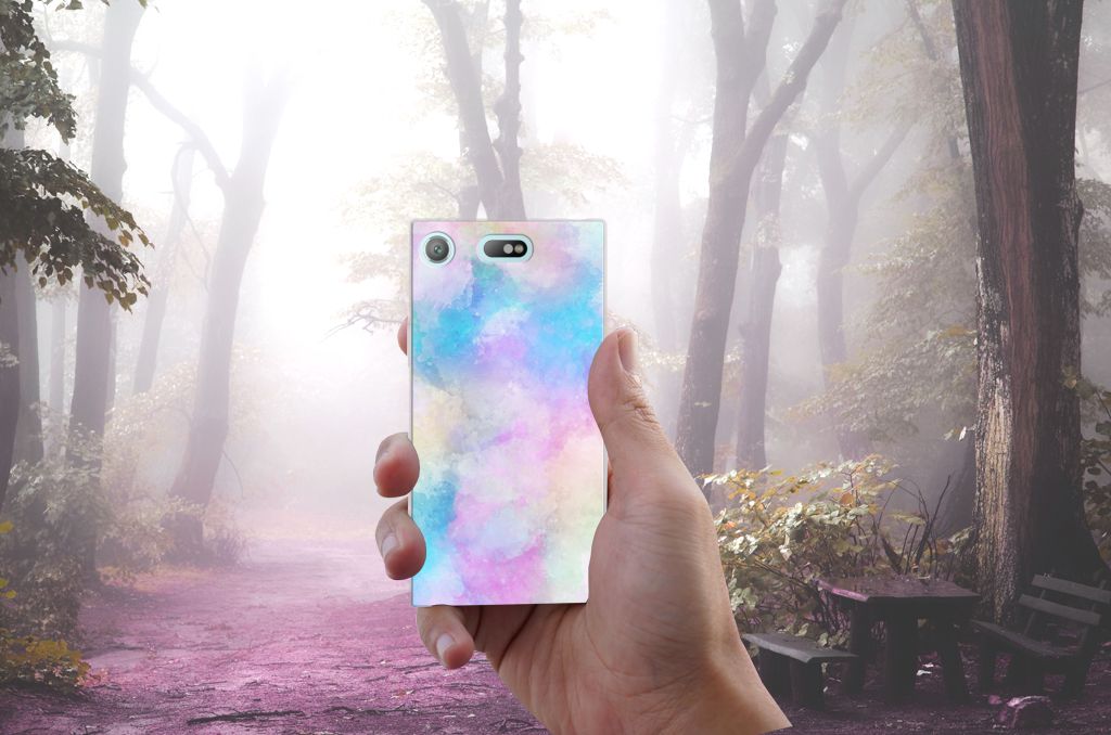 Hoesje maken Sony Xperia XZ1 Compact Watercolor Light