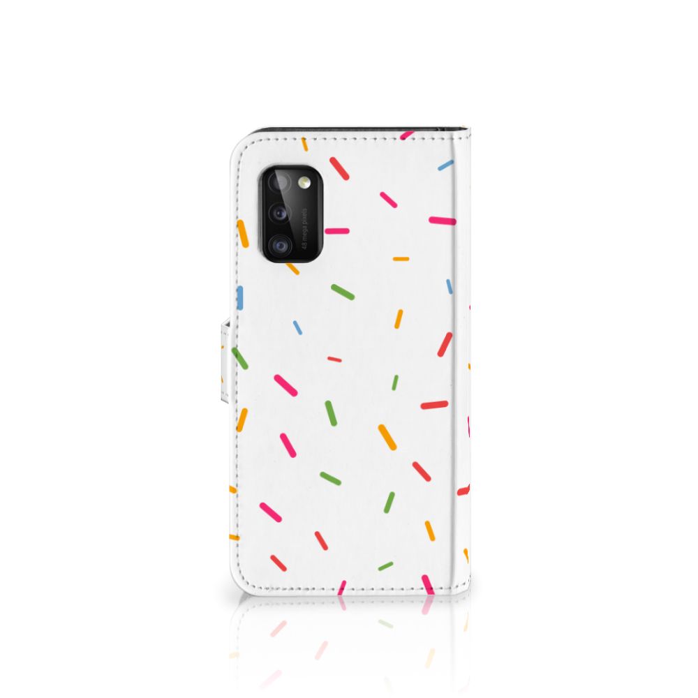 Samsung Galaxy A41 Book Cover Donut Roze